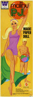malibu P.J. Magic Paper Doll box (Whitman 4718-7418) 1972, cut/klippt
